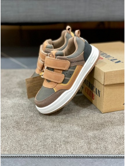 ДИТЯЧІ КРОСІВКИ AMERICAN CLUB BROWN VOLT